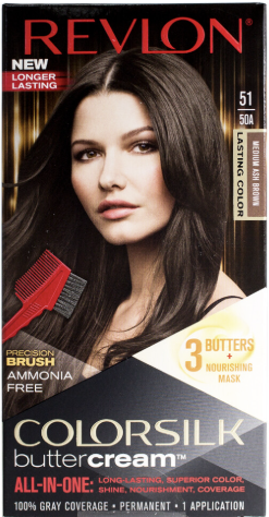 Revlon Luxurious Colorsilk Buttercream, Medium Ash Brown