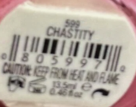 Essie Nail Polish 599 Chastity 0.46 Oz