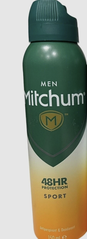 Mitchum Men Sport 48HR Protection Antiperspirant & Deodorant 150ml Spray (2 PACK)
