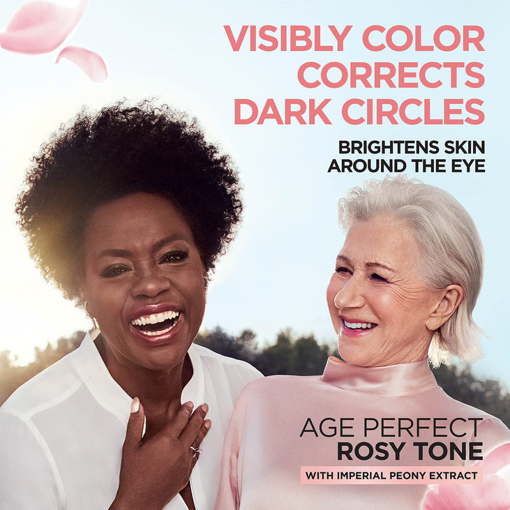 L'Oreal Paris Age Perfect Rosy Tone Brightener Eye Cream, 0.5 fl oz