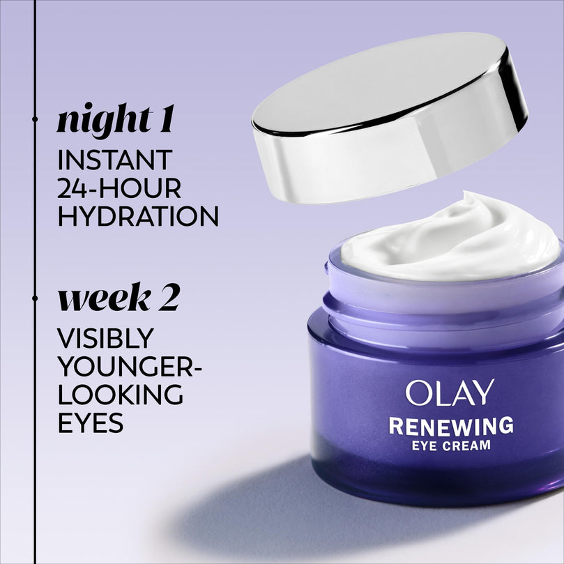 Olay Retinol 24 MAX Night Eye Cream, All Skin Types, 0.5 oz