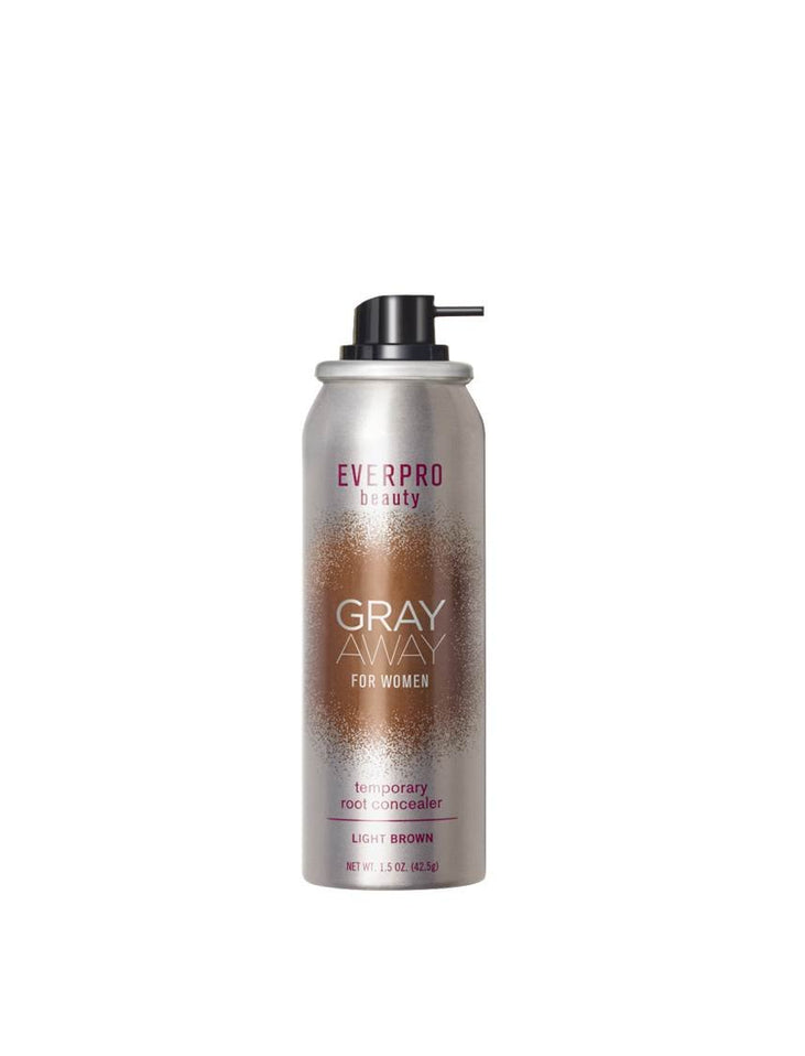 Everpro Beauty Gray Away for Women Temporary Root Concealer, Black/Dark Brown, 1.5 oz