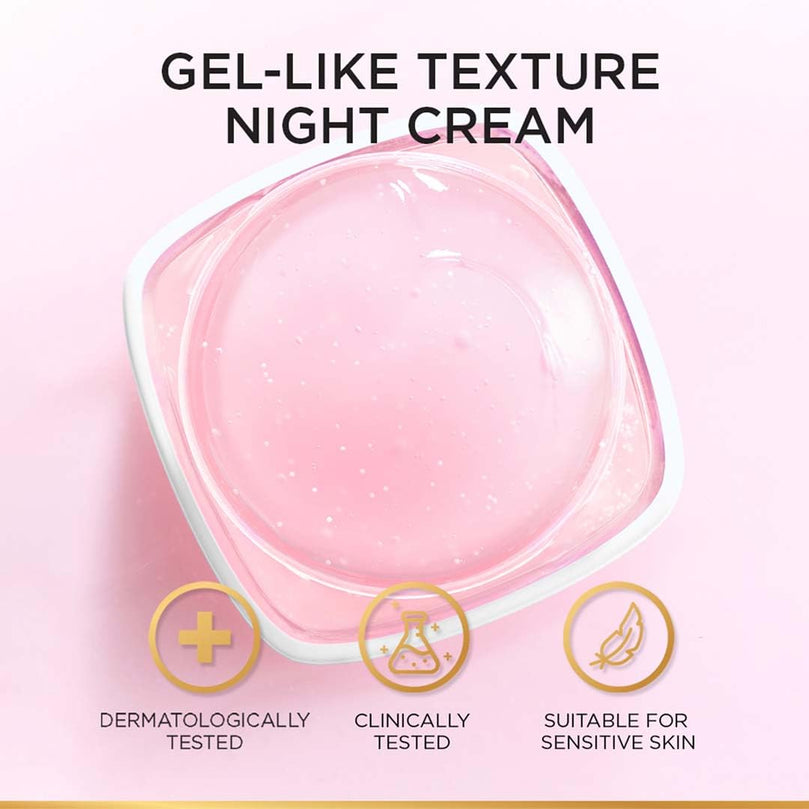 L'Oreal Paris Glycolic Bright Glowing Night Cream, 15ml |Overnight Brightening Cream with Glycolic Acid that Visbily Minimizes Spots & Reveals Glowing skin