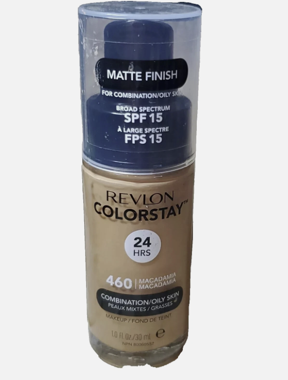 Revlon ColorStay Liquid Foundation Face Makeup for Combination & Oily Skin - 460 Macadamia 1.0 oz