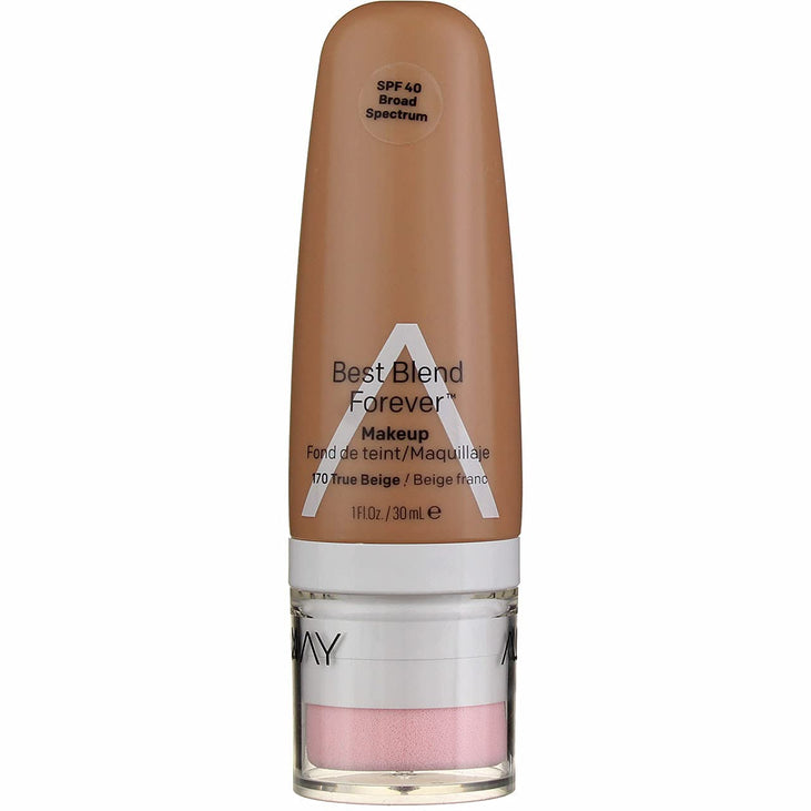 Almay Best Blend Forever Makeup, True Beige, 1 fl oz