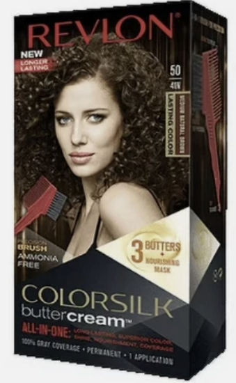Revlon Luxurious Colorsilk Buttercream, Medium Natural Brown