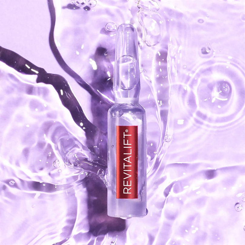 L'Oreal Paris Revitalift Derm Intensives Hyaluronic Acid Serum Ampoules 7 Day Boost Pure Hyaluronic Acid Anti-Aging Ampoules to visibly replump skin in 7 days, 7 Ampoules, 0.28 fl; oz.