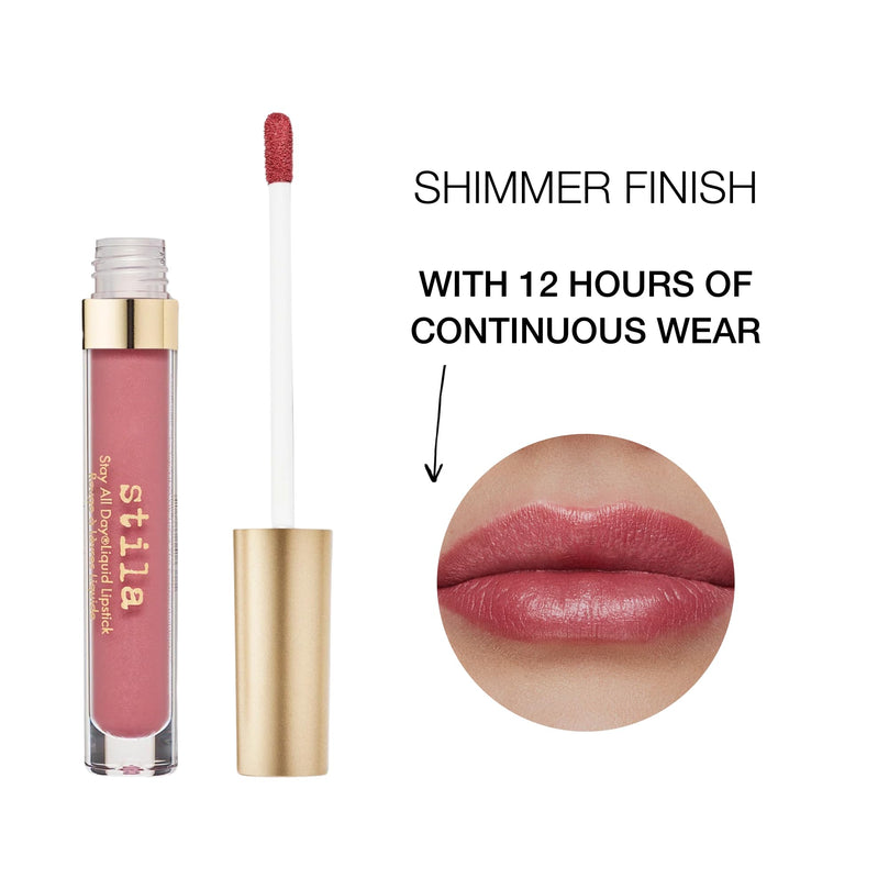 stila Stay All Day Shimmer Liquid Lipstick, 0.10 oz. Pura Shimmer