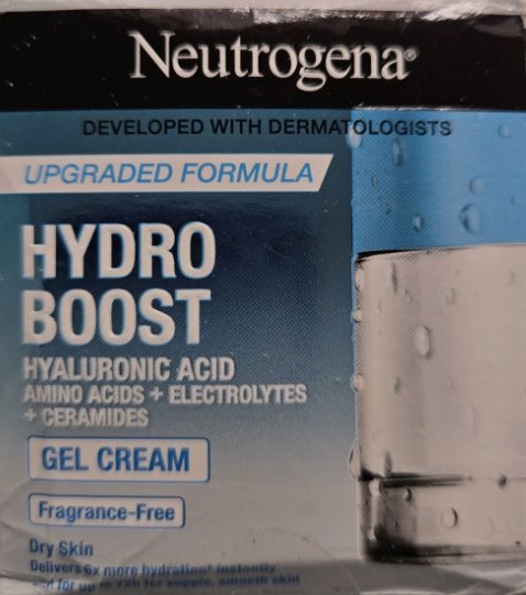 Neutrogena Hydro Boost Gel Cream Dry Skin 1.7 Oz