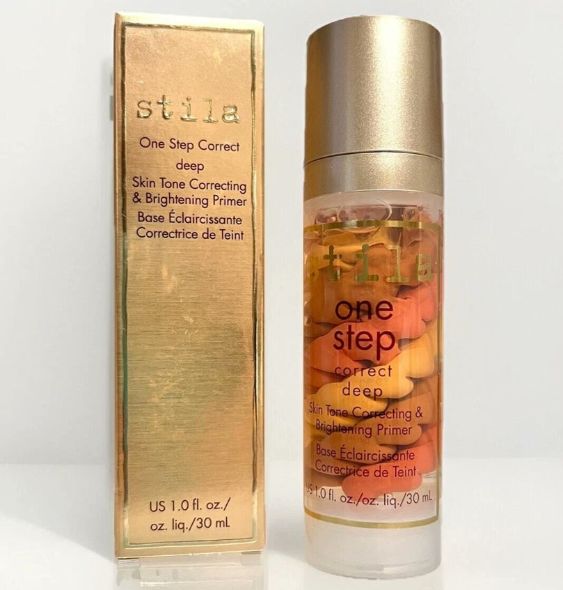 Stila One Step Correct Skin Tone Correcting & Brightening Primer - Deep 1 oz