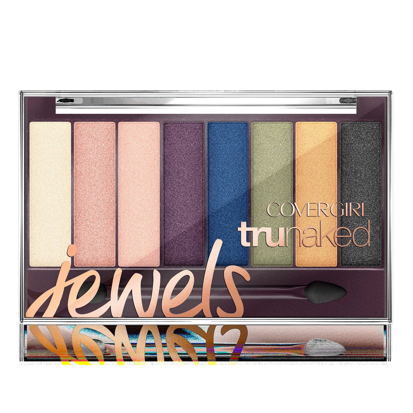 COVERGIRL TruNaked Eyeshadow Palette, Jewels, 8 Shades, 0.23 oz