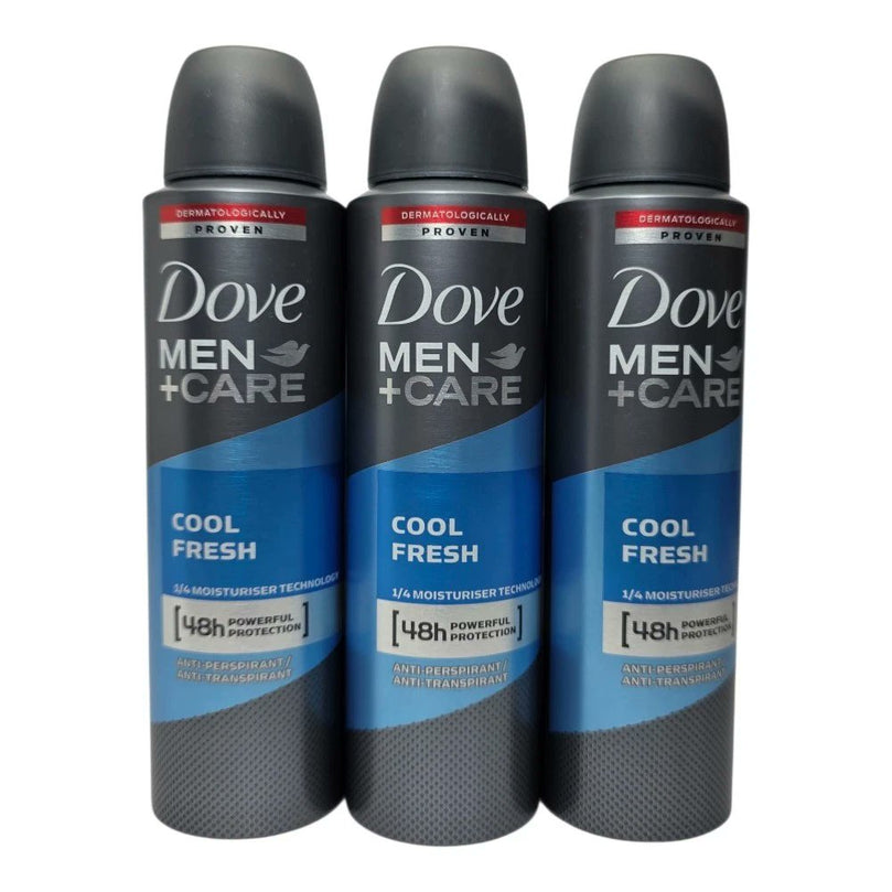 Dove Cool Fresh Deodorant Spray for Men, Pack of 3