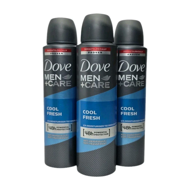 Dove Cool Fresh Deodorant Spray for Men, Pack of 3