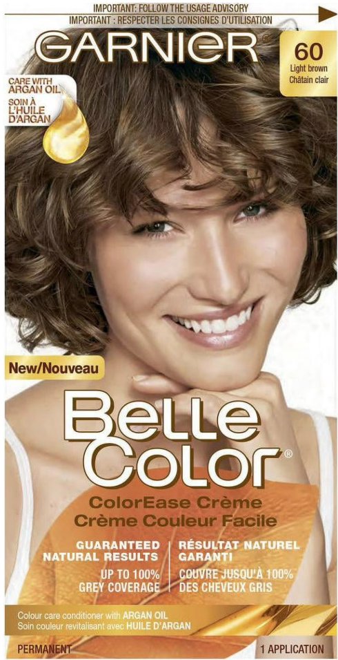 Garnier Belle Color Permanent Hair Dye 60 Light Brown