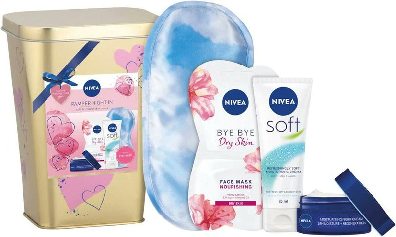 Nivea Pamper Night in Skincare Gift Set, Pack of 5