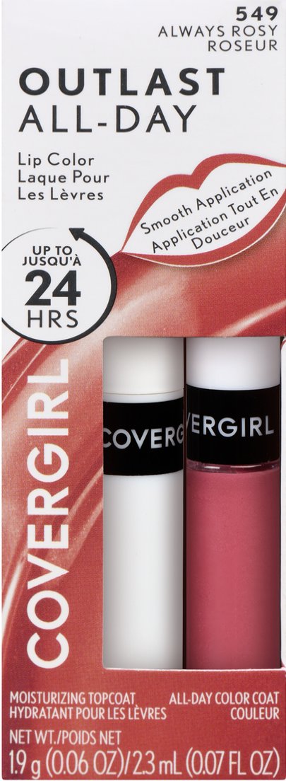 Covergirl Outlast All-Day Lip Color 549 Always Rosy