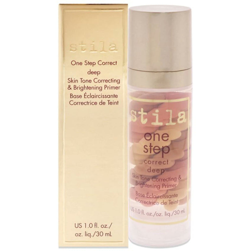 Stila One Step Correct Skin Tone Correcting & Brightening Primer - Deep 1 oz
