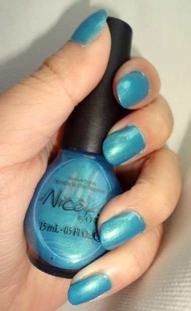 OPI Nicole by OPI Nail Lacquer, Blue Lace, 0.5 fl oz