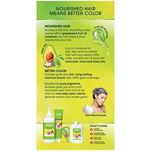 Garnier Nutrisse Nourishing Color Creme 41 Dark Nude Brown