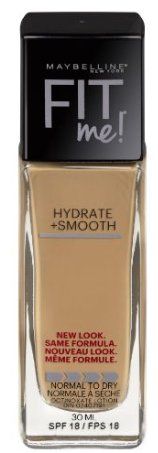 Maybelline Fit Me Hydrate & Smooth Liquid Foundation 315 Soft Honey