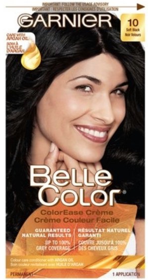 Garnier Belle Color Permanent Hair Dye 10 Soft Black