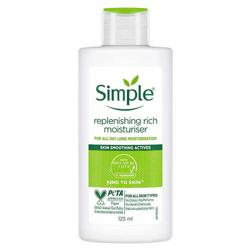 Simple Kind to Skin Replenishing Rich Moisturiser 4.2 oz (2 Pack)
