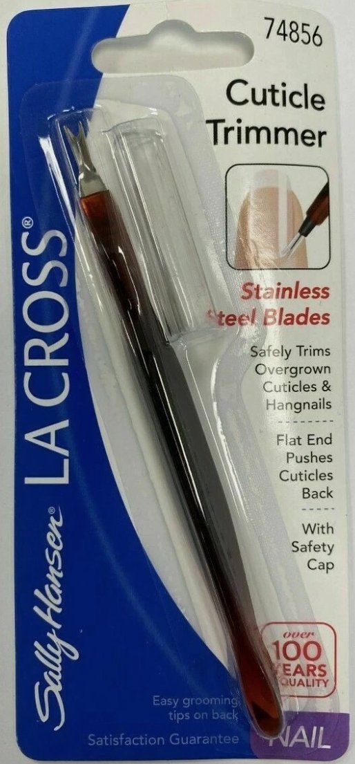 Sally Hansen La Cross Cuticle Trimmer #74856 Stainless Steel Blades (PACK OF 3)