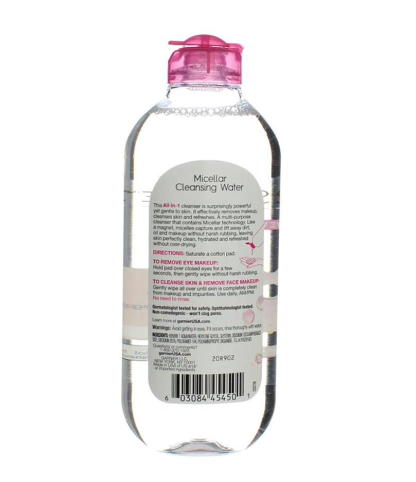 Garnier Micellar Cleansing Water All-In-1 - Pack of 6 Cleanser 13.5 oz