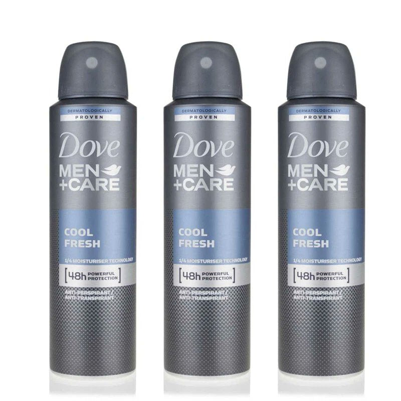 Dove Cool Fresh Deodorant Spray for Men, Pack of 3