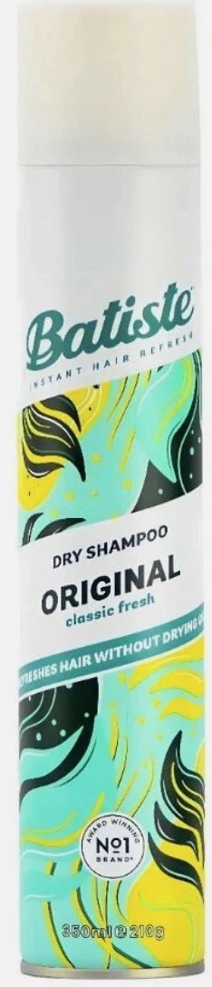 Batiste Dry Shampoo Original Classic Fresh Instant Hair Refresh 350mL (Pack of 2)