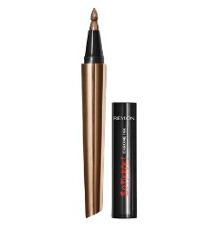 Revlon So Fierce! Chrome Ink Liquid Eyeliner, 902 Bronzage, 0.03 oz