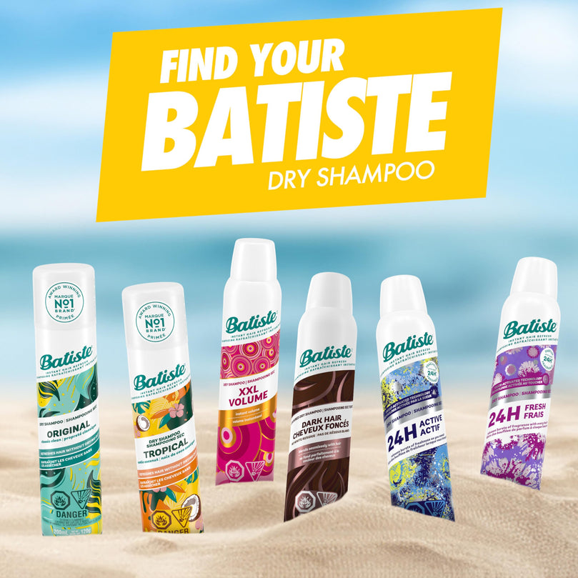 Batiste Dry Shampoo, Tropical, 6.73 Ounce (Packaging May Vary)