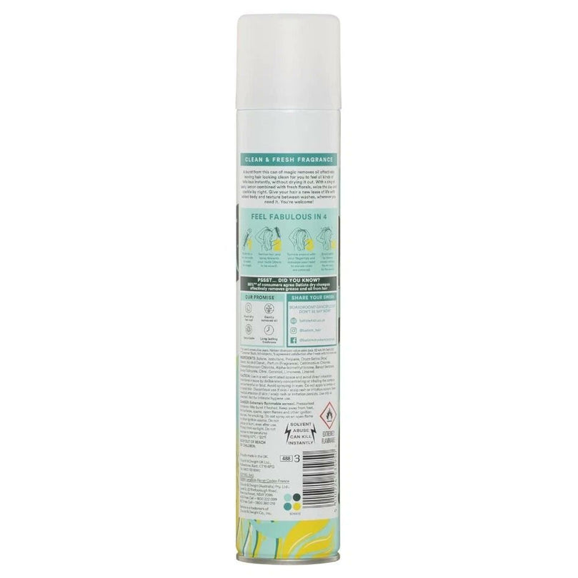 Batiste Dry Shampoo Original Classic Fresh Instant Hair Refresh 350mL (Pack of 2)