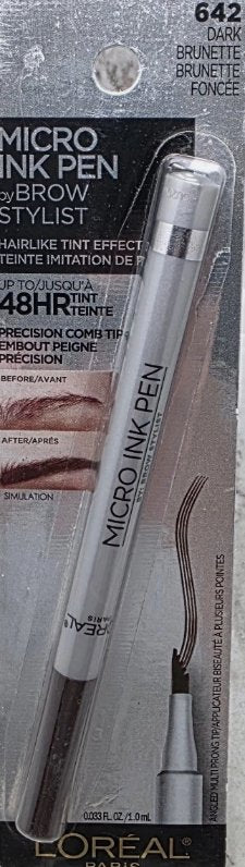 Loreal Brow Stylist Micro Ink Pen 642 Dark Brunette