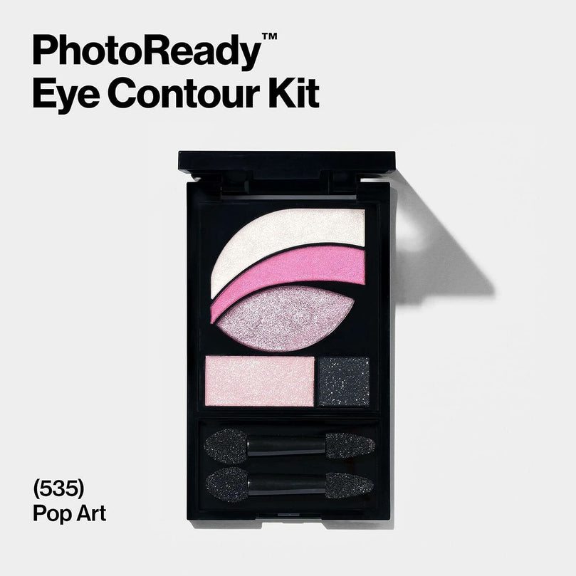 Revlon PhotoReady Primer, Shadow + Sparkle Eye Contour Kit, Pop Art (535), 0.1 Oz