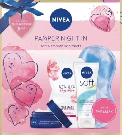 Nivea Pamper Night in Skincare Gift Set, Pack of 5