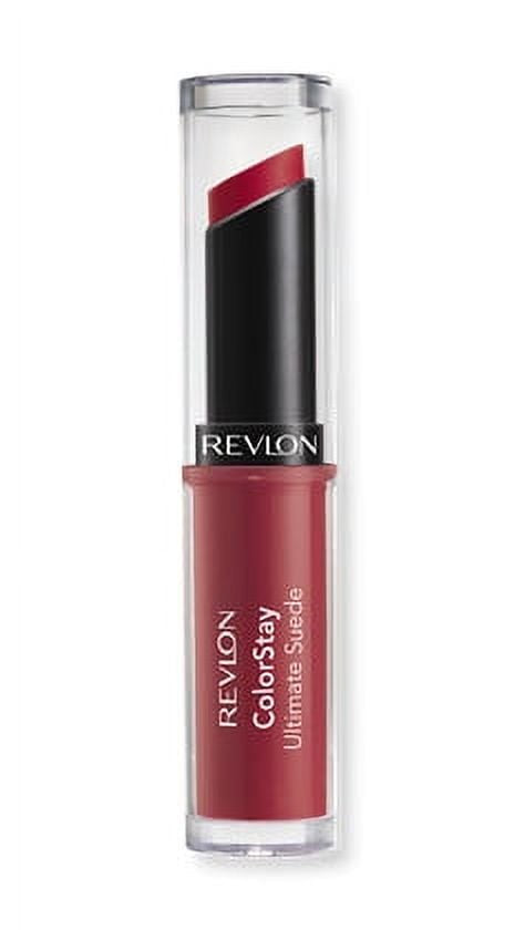 Revlon ColorStay Ultimate Suede Lipstick, Longwear Soft, Ultra-Hydrating High-Impact Lip Color, Formulated with Vitamin E, 099 Influencer, 0.048 oz