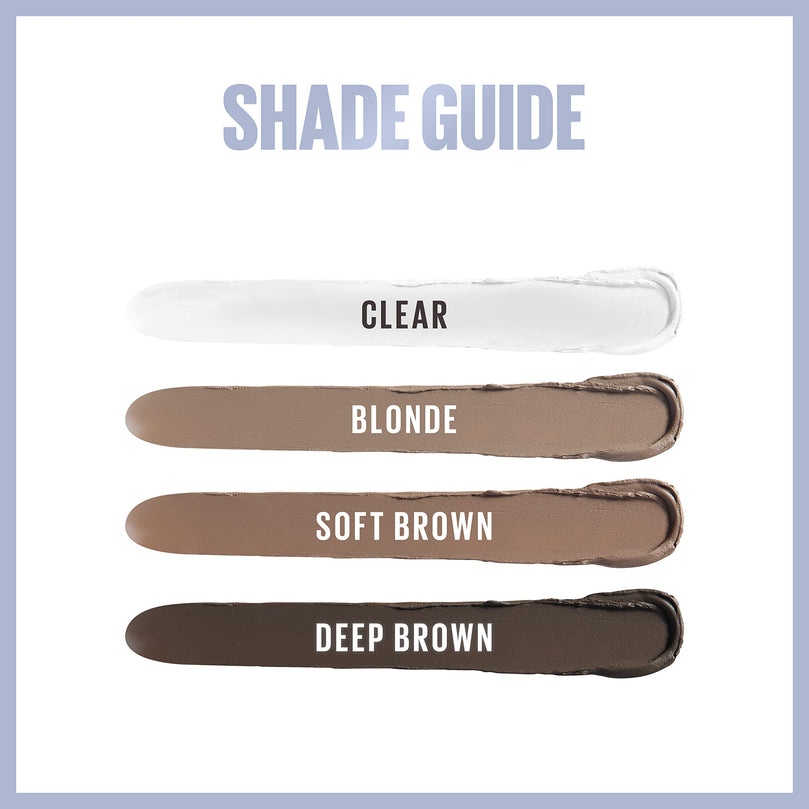 Maybelline TattooStudio Brow Lift Stick Makeup with Tinted Wax, All-Day Wear, Soft Brown