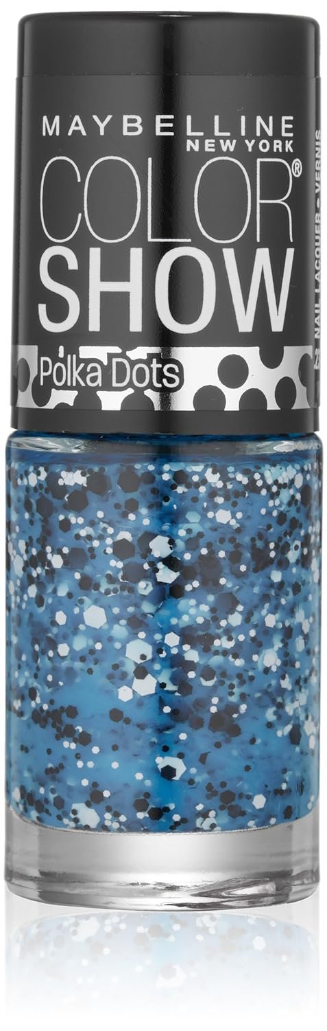 Maybelline Color Show Nail Lacquer - 95 Blue Marks The Spot - 0.23 oz (2 Pack)