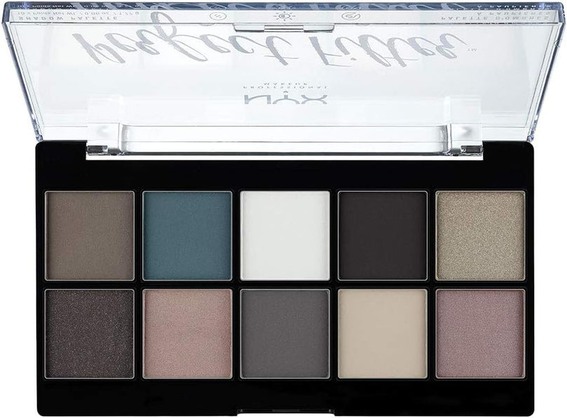 NYX PROFESSIONAL MAKEUP Perfect Filter Shadow Palette, Gloomy Days, 0.6 Ounce