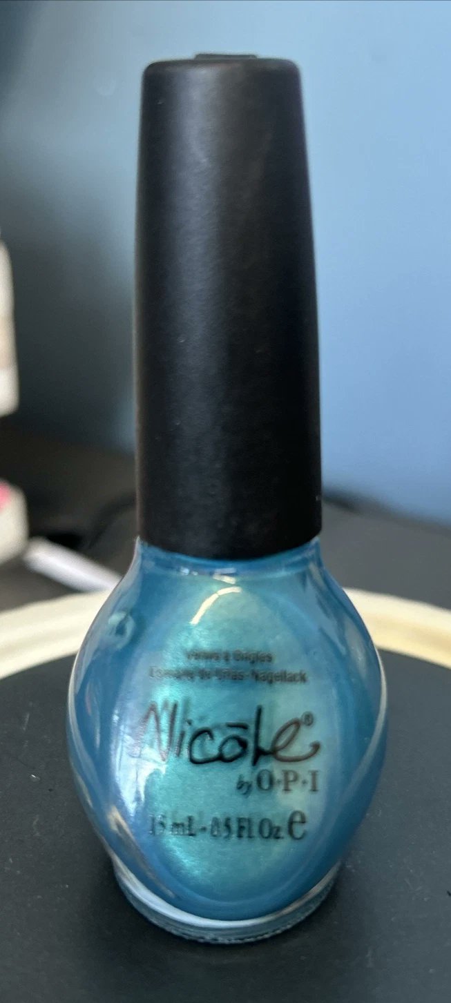 OPI Nicole by OPI Nail Lacquer, Blue Lace, 0.5 fl oz