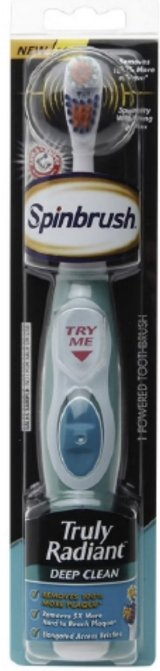 Arm & Hammer Spinbrush Truly Radiant Deep Clean Manual Toothbrush