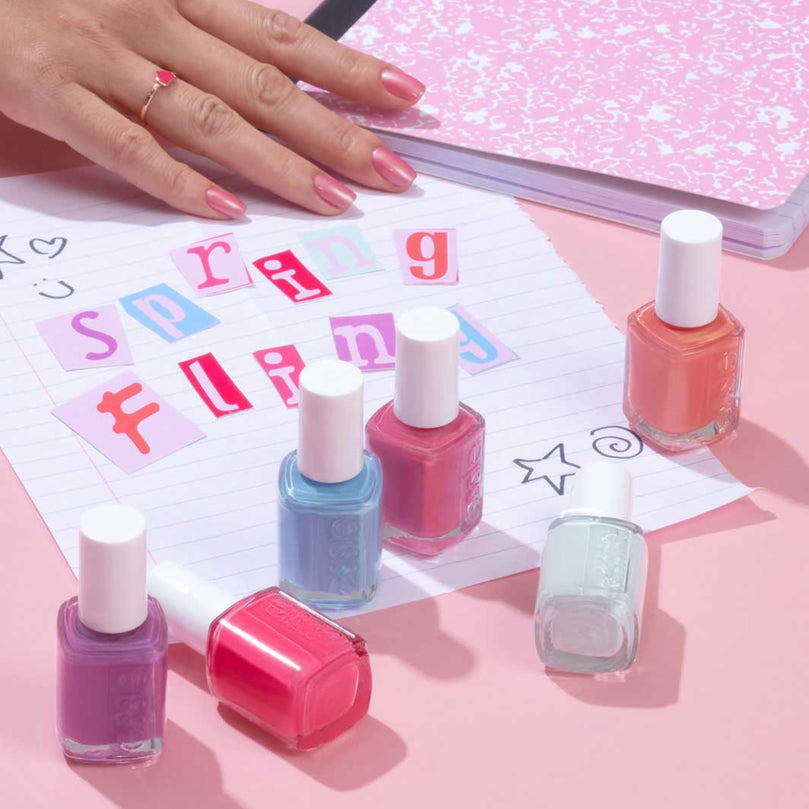 essie Salon-Quality Nail Polish, Vegan, Blushin' And Crushin' Collection 0.46 Oz