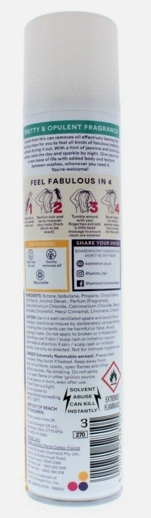 Batiste Oriental Dry Shampoo 6.76oz/200ml (2-Pack)