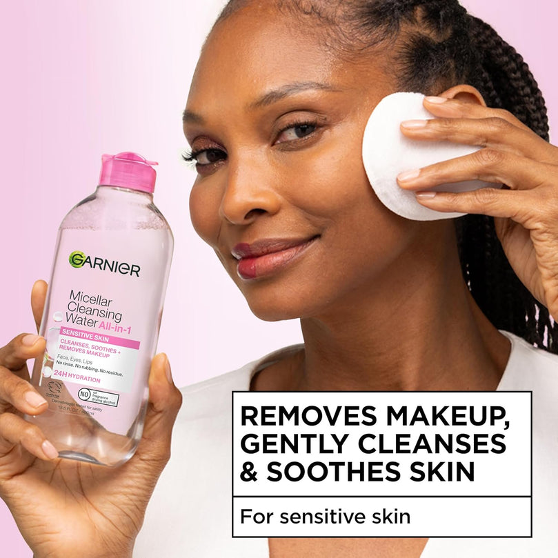 Garnier SkinActive Micellar Cleansing Water 13.5 Fl Oz (Pack of 3)