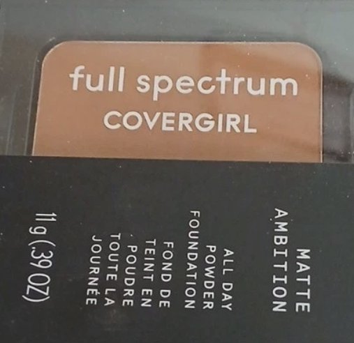 COVERGIRL Matte Ambition All Day Pressed Powder Foundation FS360 Tan Deep Cool - 0.3 OZ