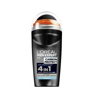 6 x L'Oreal Paris Men Expert Carbon Protect 4in1 48h Anti-Perspirant Intense Ice Fragrance Roll-On 50ml