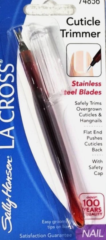 Sally Hansen La Cross Cuticle Trimmer #74856 Stainless Steel Blades (PACK OF 3)