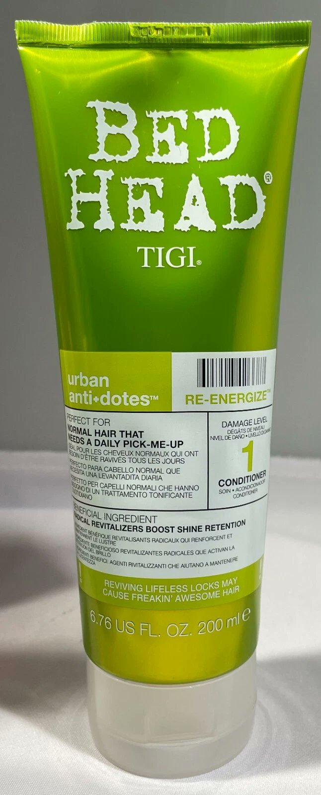 Tigi Bed Head Urban Antidotes Re-Energize Conditioner 6.76 Oz