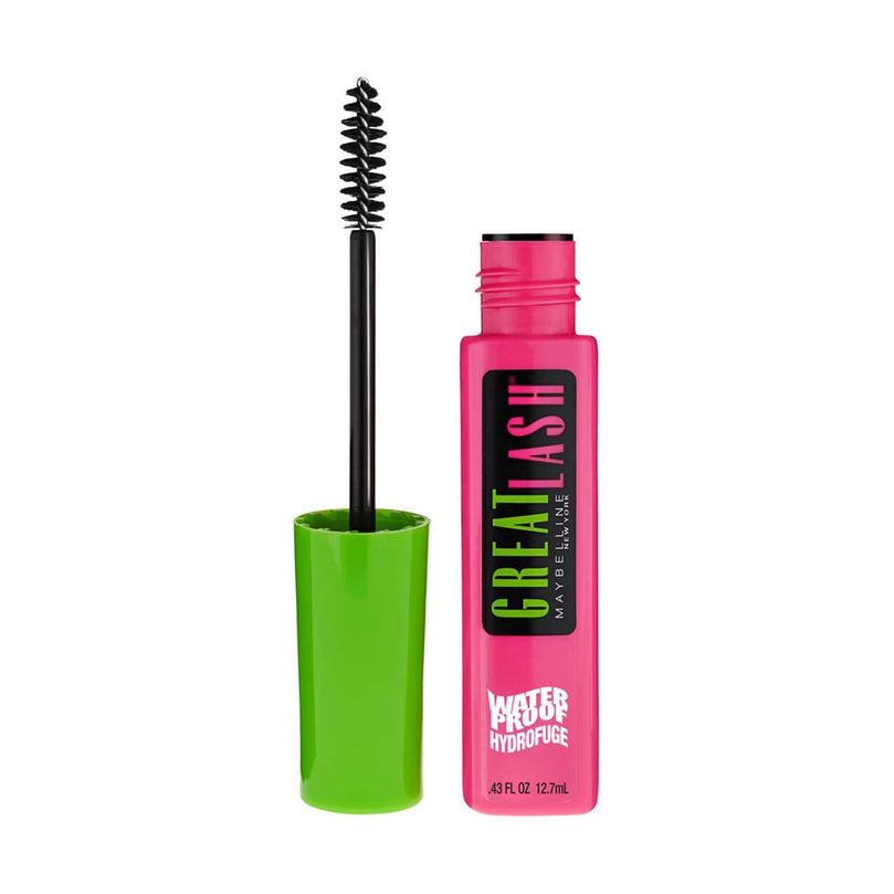 Maybelline Great Lash Waterproof Mascara, Very Black [111], 0.43 oz (Pack of 5)
